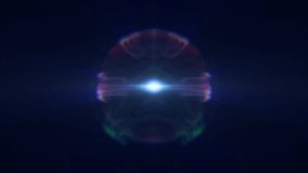 Abstract cosmic orb with blue and violet glow, emitting radiant light in dark environment - Powered by Shutterstock - Get 15% off with code: PIKWIZARD15