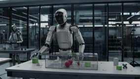 Concept: Humanoid Robot Research and Development Center. Education and Training Process of General Purpose AI-enabled Robot, it Solves Challenges, Demonstrates Reasoning Skills and Agility - Powered by Shutterstock - Get 15% off with code: PIKWIZARD15