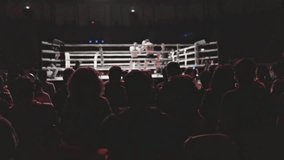 Audience watching boxers fighting in a boxing match - Powered by Shutterstock - Get 15% off with code: PIKWIZARD15