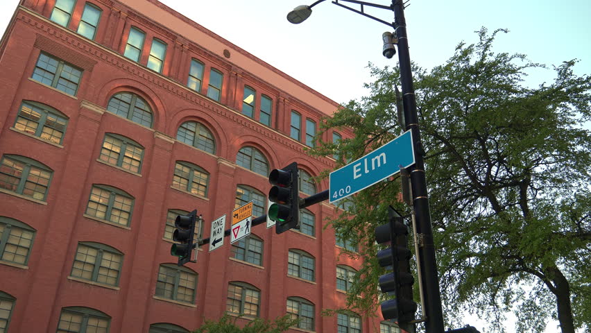 Elm Street Sign Dallas Texas School Book Depository