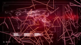 Glowing world map connecting dynamic data streams flowing across sci-fi interface, showcasing nodes. Futuristic, digital, technology, interface, neon, visualization, virtual - Powered by Shutterstock - Get 15% off with code: PIKWIZARD15