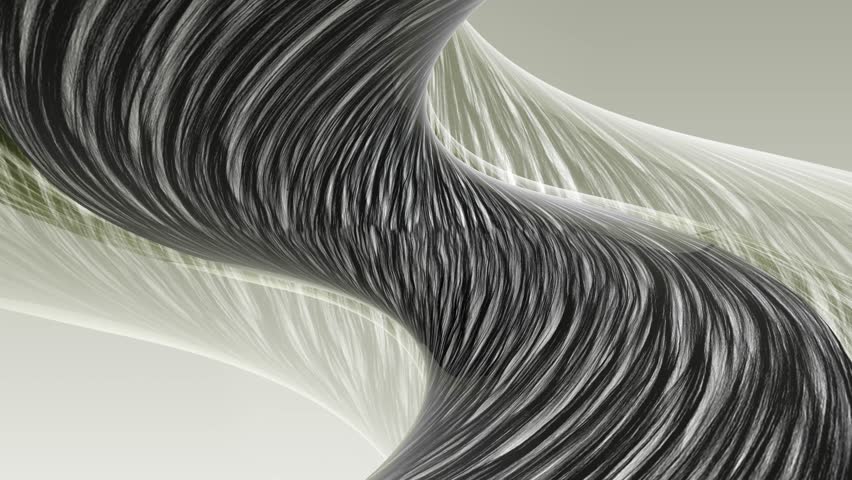 Clean Black and White Abstract Lines Looped Background