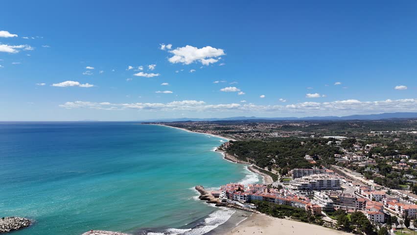 Costa Dorada Coastline, Spain – Seaside Beauty