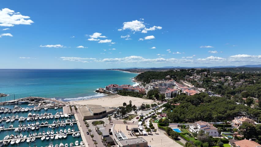 Costa Dorada Coastline, Spain – Seaside Beauty