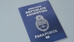 Argentine passport for travelling, flying and doing business. Argentina document, id for crossing the border - Powered by Shutterstock - Get 15% off with code: PIKWIZARD15