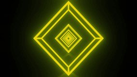 Neon glitch text YOU WIN! flowing through glowing yellow diamond tunnel on dark gradient backdrop. Neon, digital, futuristic, abstract, vibrant, technology, celebration - Powered by Shutterstock - Get 15% off with code: PIKWIZARD15