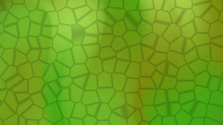 Abstract green mosaic background with varying shades and irregular shapes. Subtle light and shadow create depth.