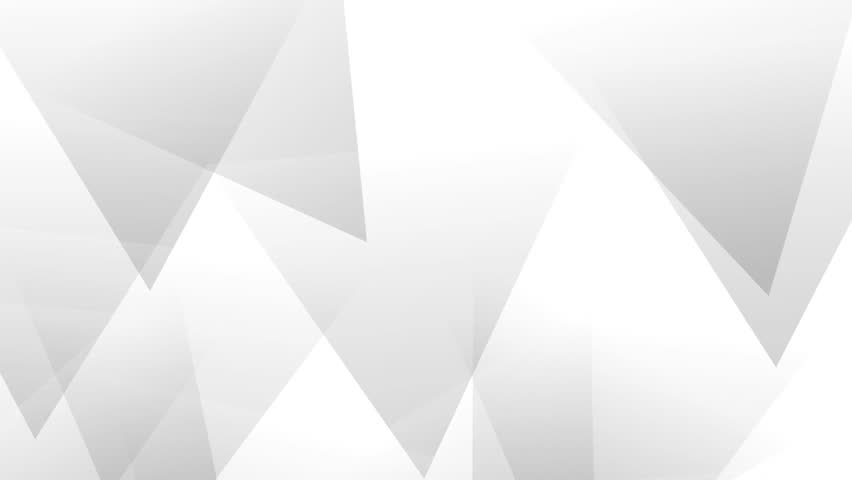 White abstract geometric background with soft triangles