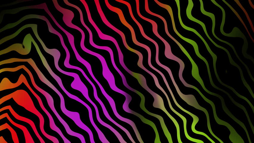 Dynamic Rainbow Geometry Against Solid Black Scene – Perfect for Design Demos, Website Backgrounds, Mobile Apps, and Promo Materials