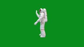 Capture the essence of outer space in your next video production with this dynamic green screen footage of an astronaut floating in zero gravity - Powered by Shutterstock - Get 15% off with code: PIKWIZARD15
