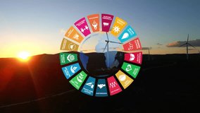 17 Global Goals Concept Earth Plexus Design Motion Graphic Animation - Powered by Shutterstock - Get 15% off with code: PIKWIZARD15