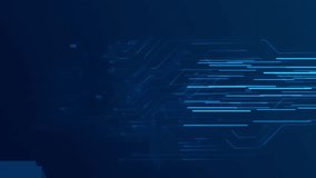 AI Visualization of in Machine Learning, Computer Technology, Science. cyber and futuristic concept. Circuit Board with moving electrons Data Flow Loop Background Animation. Artificial Intelligence 3D - Powered by Shutterstock - Get 15% off with code: PIKWIZARD15