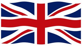 Dynamic line graphs over the UK flag illustrate economic trends with vibrant colors and smooth transitions - Powered by Shutterstock - Get 15% off with code: PIKWIZARD15