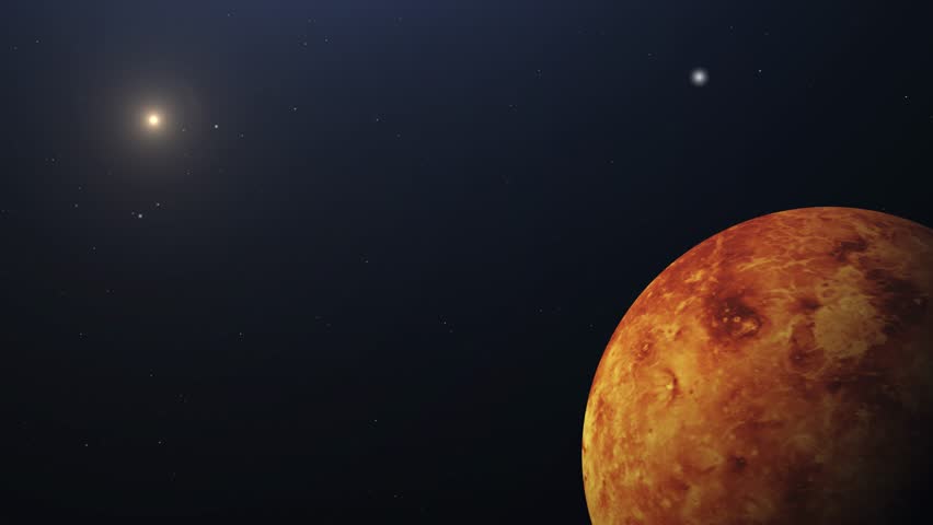 planet venus in space, solar system