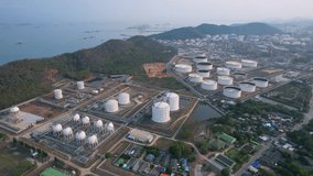 Oil tanks are stored in large oil reserves and refineries. - Powered by Shutterstock - Get 15% off with code: PIKWIZARD15