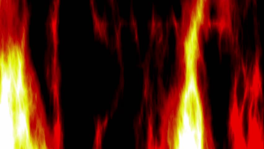 Red Fire Looped Animation Background. Flame Background animated footage.