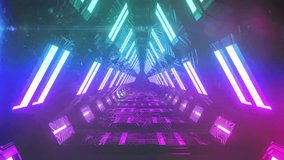 White world map outline floating above 3D digital corridor, glowing neon beams and prisms moving. Futuristic, technology, innovation, cyber, digital, abstract, landscape - Powered by Shutterstock - Get 15% off with code: PIKWIZARD15
