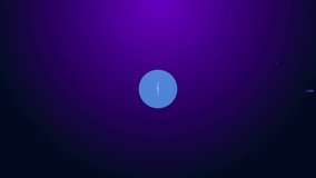 Abstract network being animated in purple gradient space, connecting pulsing heart, bulb, pin nodes. Digital, connectivity, innovation, technology, futuristic, communication, data - Powered by Shutterstock - Get 15% off with code: PIKWIZARD15