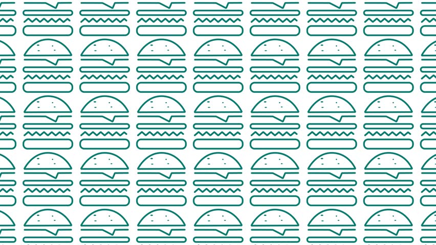 Abstract food logo background with colorfull design