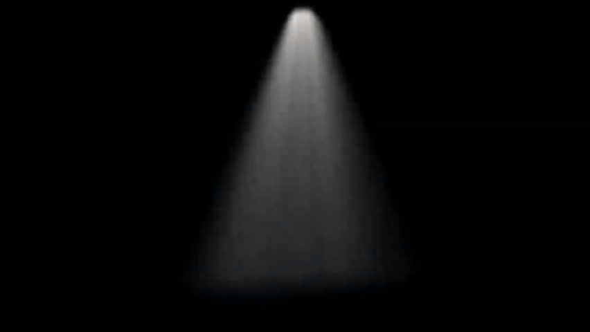 Single beams light on stage footage. Rays of light motion graphics with  Alpha Channel