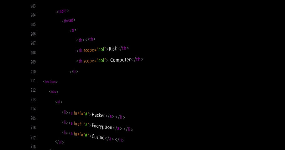 Flat design code editor displaying dark theme syntax highlighting, showing blurred code panels. Technology, programming, development, software, interface, digital, ui