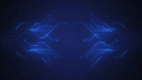 Abstract shapes forming circuit board design Technology, digital, futuristic, network, electronic, cyberspace circuit board. Digital technology background. copy space for text or logo. Development 3D - Powered by Shutterstock - Get 15% off with code: PIKWIZARD15