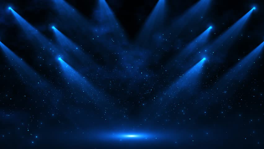 Deep cyber stage waves lights, futuristic digital award spotlight Art waving lines particles big data streams, Luxury magical stardust cyberspace stream party sparkling particles space floor, galaxy