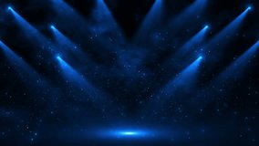 Deep cyber stage waves lights, futuristic digital award spotlight Art waving lines particles big data streams, Luxury magical stardust cyberspace stream party sparkling particles space floor, galaxy - Powered by Shutterstock - Get 15% off with code: PIKWIZARD15