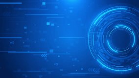 Blue hologram portal Magic portal Magic circle sci-fi futuristic background tech animation podium hologram effect. Abstract high tech futuristic technology shape Circle Sci-fi element light and lights - Powered by Shutterstock - Get 15% off with code: PIKWIZARD15