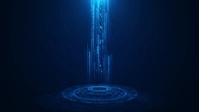 Big data technology data science Data flow Querying, analyzing, information. Neural network artificial intelligence. Data mining. Business analytics. Digital neural network. Cyberspace of future 3D 4K - Powered by Shutterstock - Get 15% off with code: PIKWIZARD15