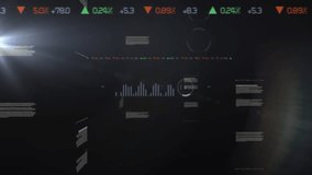 Floating vertical bar chart featuring pie chart overlay, showing translucent data graphs layering. Data visualization, holographic interface, digital analytics, futuristic design, technology, - Powered by Shutterstock - Get 15% off with code: PIKWIZARD15