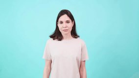 Grateful woman expressing gratitude with hands on chest - Powered by Shutterstock - Get 15% off with code: PIKWIZARD15