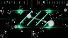 Neon padlock glowing center, rotating red circles and green circuits, floating code bits and nodes. Futuristic, cybersecurity, technology, digital, abstract, innovation, network - Powered by Shutterstock - Get 15% off with code: PIKWIZARD15