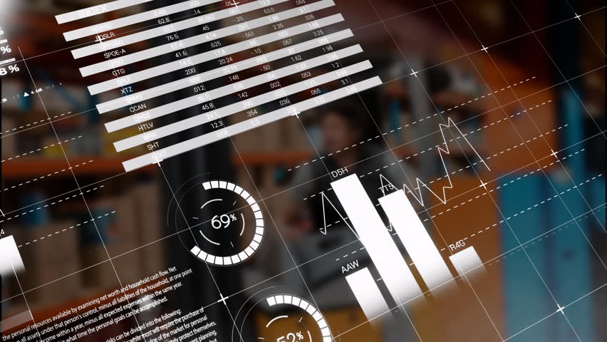 Workspace showcasing finance overlay, featuring world map, pie charts, bar chart, candlestick graph. Analytics, technology, modern, professional, infographic, data-driven, digital - Powered by Shutterstock - Get 15% off with code: PIKWIZARD15