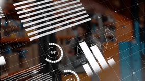 Workspace showcasing finance overlay, featuring world map, pie charts, bar chart, candlestick graph. Analytics, technology, modern, professional, infographic, data-driven, digital - Powered by Shutterstock - Get 15% off with code: PIKWIZARD15