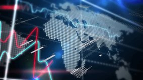 Metal padlock tilting over dark blue backdrop, showing neon red and cyan waveform lines. Cybersecurity, digital, encryption, protection, futuristic, data, technology - Powered by Shutterstock - Get 15% off with code: PIKWIZARD15