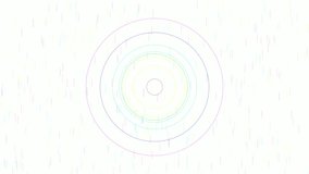 Video.Looped neon floral animation with vertical glowing lines on white futuristic background - Powered by Shutterstock - Get 15% off with code: PIKWIZARD15