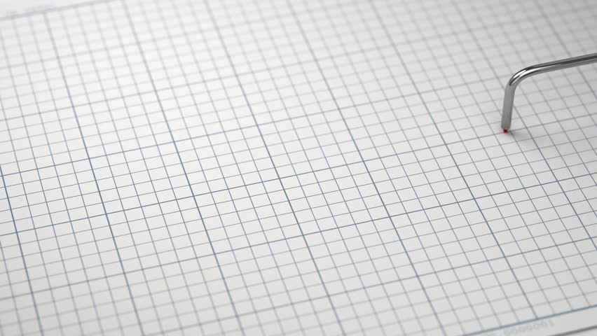 Polygraph lie detector is drawing truth on diagram. 3D Illustration