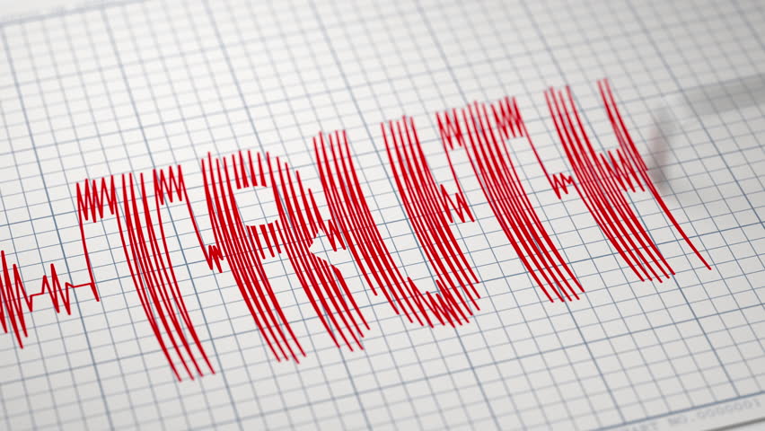 Polygraph lie detector is drawing truth on diagram. 3D Illustration