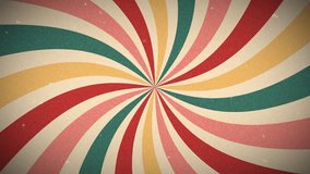 Spiral motion looping background with vintage retro film texture - Powered by Shutterstock - Get 15% off with code: PIKWIZARD15