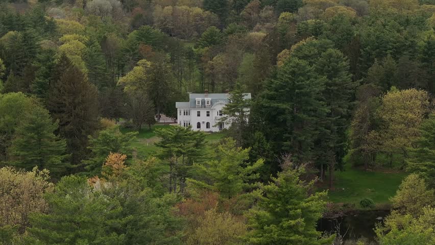 Mansion turned restaurant called the Villa Balsamo in Saratoga Springs New York