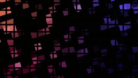 Dark digital mosaic with glowing pink and purple geometric fragments scattered across a black backdrop, creating a tech-inspired nightclub visual or futuristic data visualization. - Powered by Shutterstock - Get 15% off with code: PIKWIZARD15