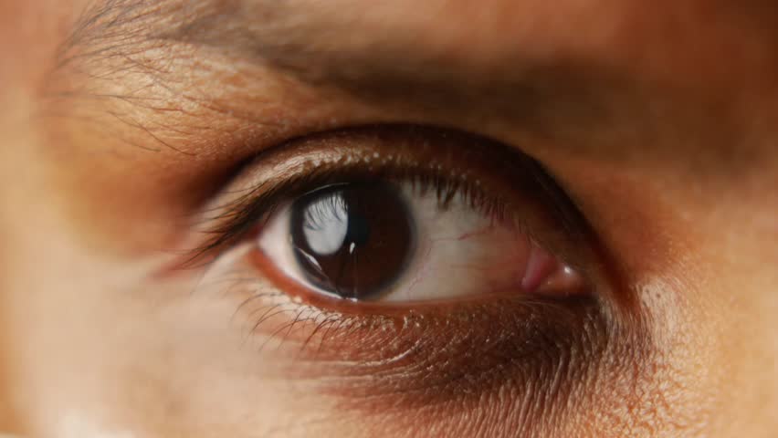 A CloseUp Image of an Intense Human Eye Showcasing Unique Textures