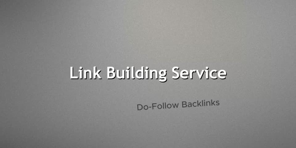 4K Animated Link Building Service Promo with Do-Follow Backlink and Contact CTA
