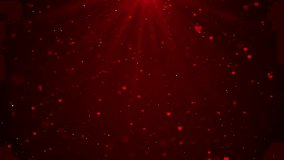 Valentines day heart background, glowing shiny red hearts, love marriage concept, and love 3D animation, shiny and glitter hearts, glowing particles and bokeh, marriage concept, gradient background
 - Powered by Shutterstock - Get 15% off with code: PIKWIZARD15