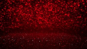 Heart light background heart particle light filling Love, wedding, Valentine's Day. love marriage motion concept. Romantic animation for St. Mother's day, Wedding anniversary invitation e-card 3D 4K - Powered by Shutterstock - Get 15% off with code: PIKWIZARD15