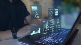 Digital compliance and data regulation concept - Powered by Shutterstock - Get 15% off with code: PIKWIZARD15