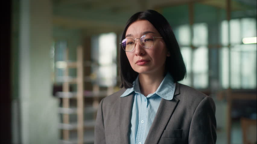 Asian business woman Chinese tired girl feel ache eye strain headache suffer dry eyes pain Korean Japanese female tired businesswoman builder architect engineer overworked problem fatigue in office