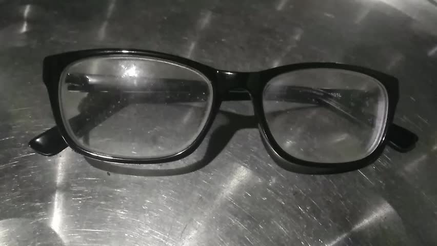 POV video through blue-light blocking glasses showing a computer screen. Great for office wellness or tech accessory content."**