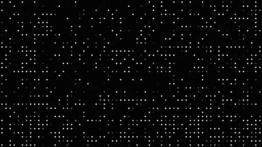 3d rendered hi-tech dots moving motion abstract background